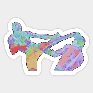 Adesanya Highkick Sticker